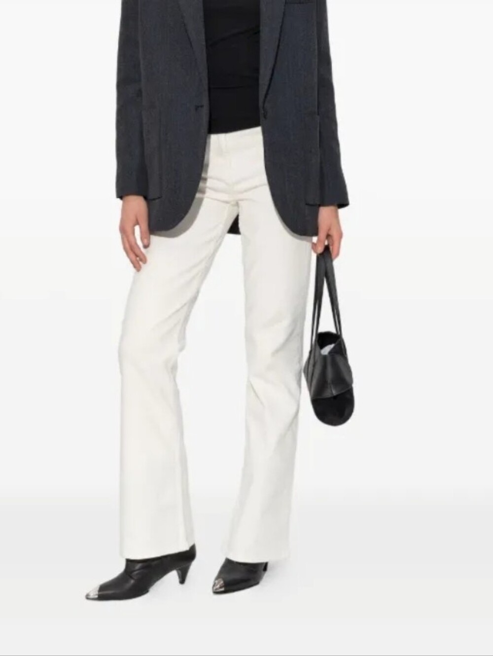 Iro Womens White Olivier Bootcut Jeans Size 26 NWT Luxury
